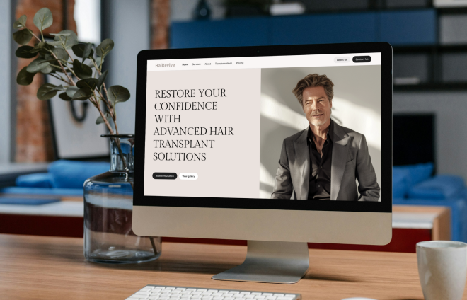 Clinic Website Design/WordPress Template
